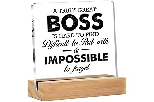 Thank You Boss Gifts Desk Decorative Sign