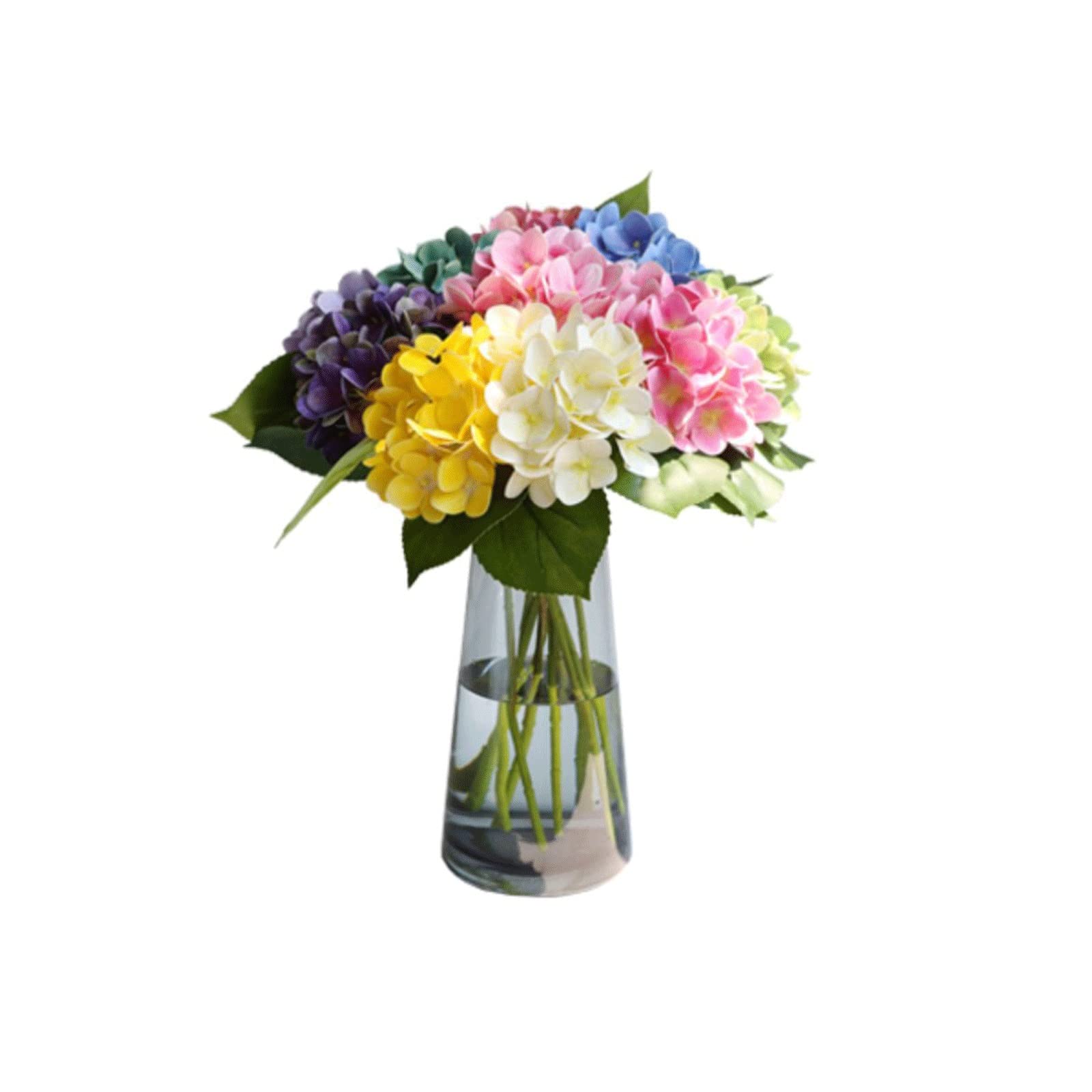 MYUYEE Artificial Plant Flower Simulation Hydrangea Fake Flower Indoor And Outdoor Hanging Flowerpot Home Garden Decoration (Large)