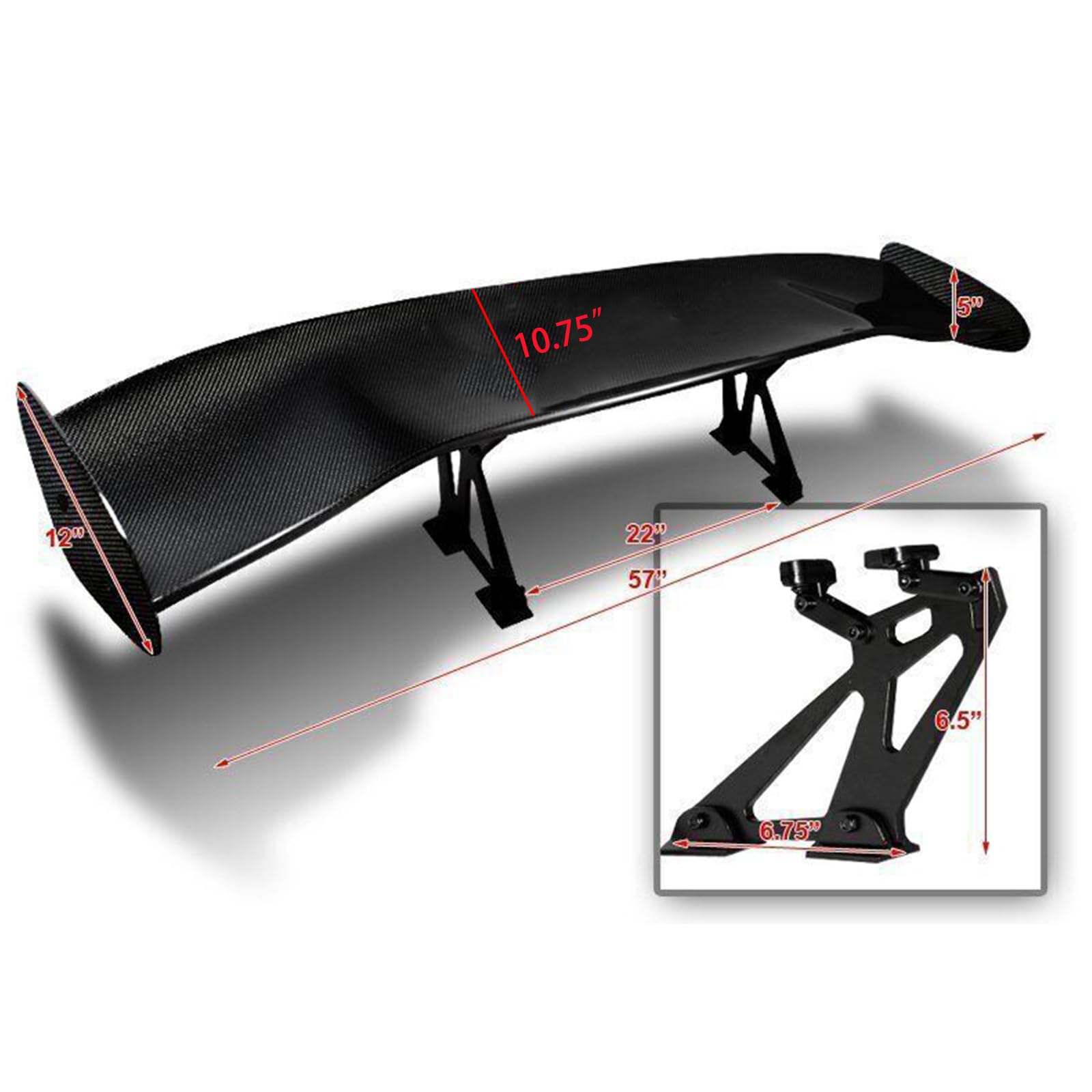 Rear Trunk Spoiler Wing Universal 57