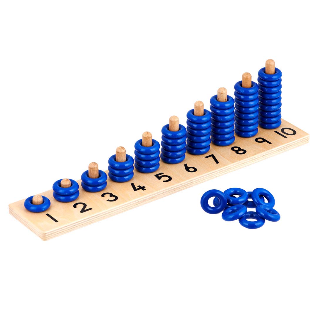 Eduedge Numerical Ring Stacker for kids to know Counting till ten while Stacking. Develop Co-ordination, Problem solving ability, motor skill and arithmetic skill. Learning toy suggested for children above 3 years of age. (B07HVMXRYK) Amazon Price History, Amazon Price Tracker