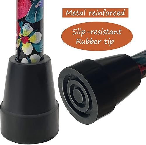 Miniatura 2 de Bastón plegable impreso, bastón ajustable para mujer, bastón plegable, bastón plegable para hombres, bastones para personas mayores, bastón