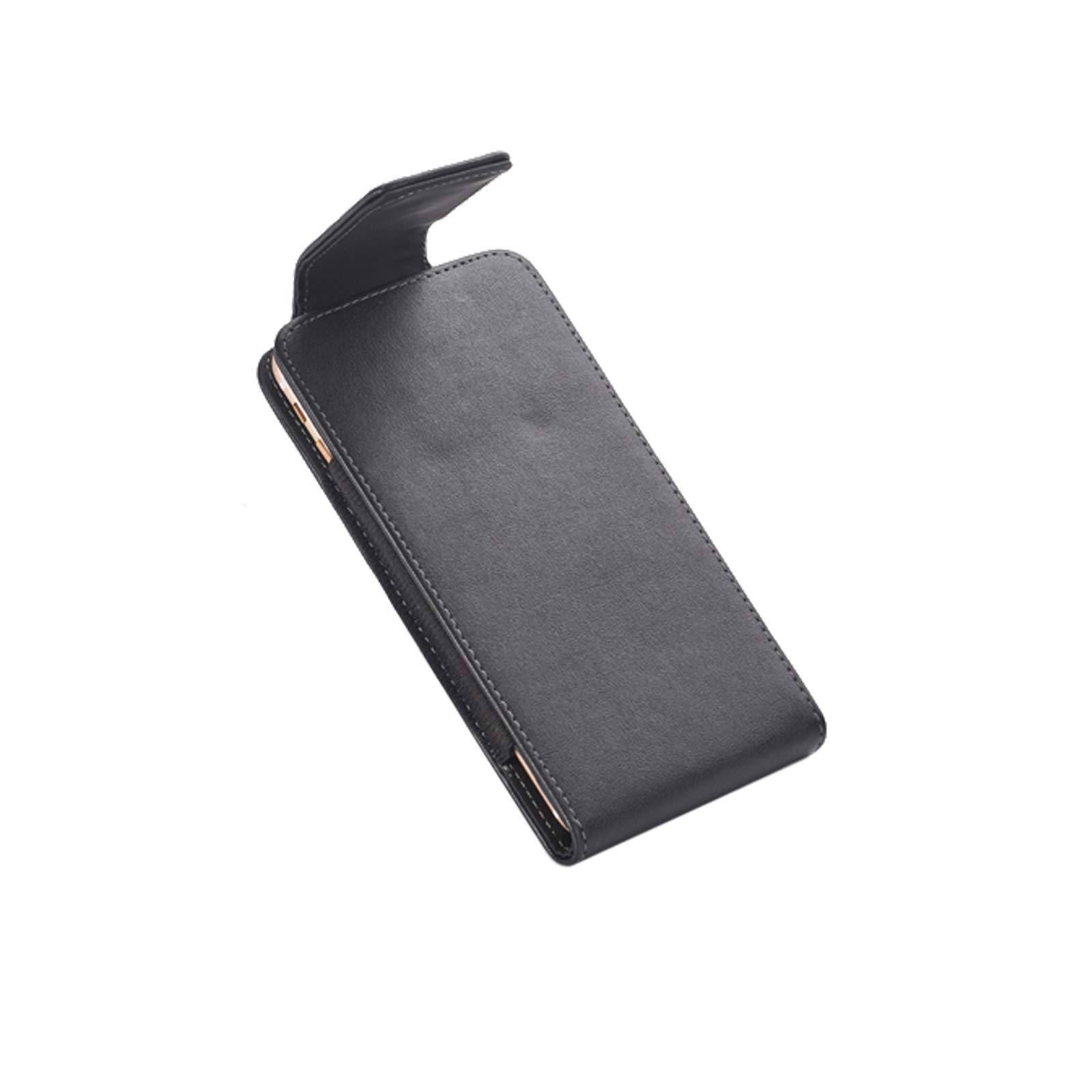 Étui En Cuir Clip Ceinture IPhone 6 6S 12 Mini SE 2020 - Protection Magnétique Qualité Supérieure