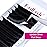 Lashes Extension 0.03 D Curl 9mm Easy Fanning Lashes Volume Lash Extensions Self Fanning Eyelash Extensions 2D-10D Rapid Blooming Lashes (0.03-D, 9mm)