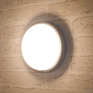 ANWIO LED Deckenlampe 14W, LED Deckenleuchte IP54 Wasserfest, 4000K 980LM Badezimmer Lampe, Rund Badlampe Decke, Wandlampe, ideal für Bad Schlafzimmer Flur Küche Wohnzimmer Balkon, Naturlweiß, Ø19cm