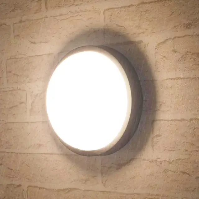 Applique Murale LED Extérieur ANWIO 14W Blanc Rond IP54 - Éclairage Extérieur