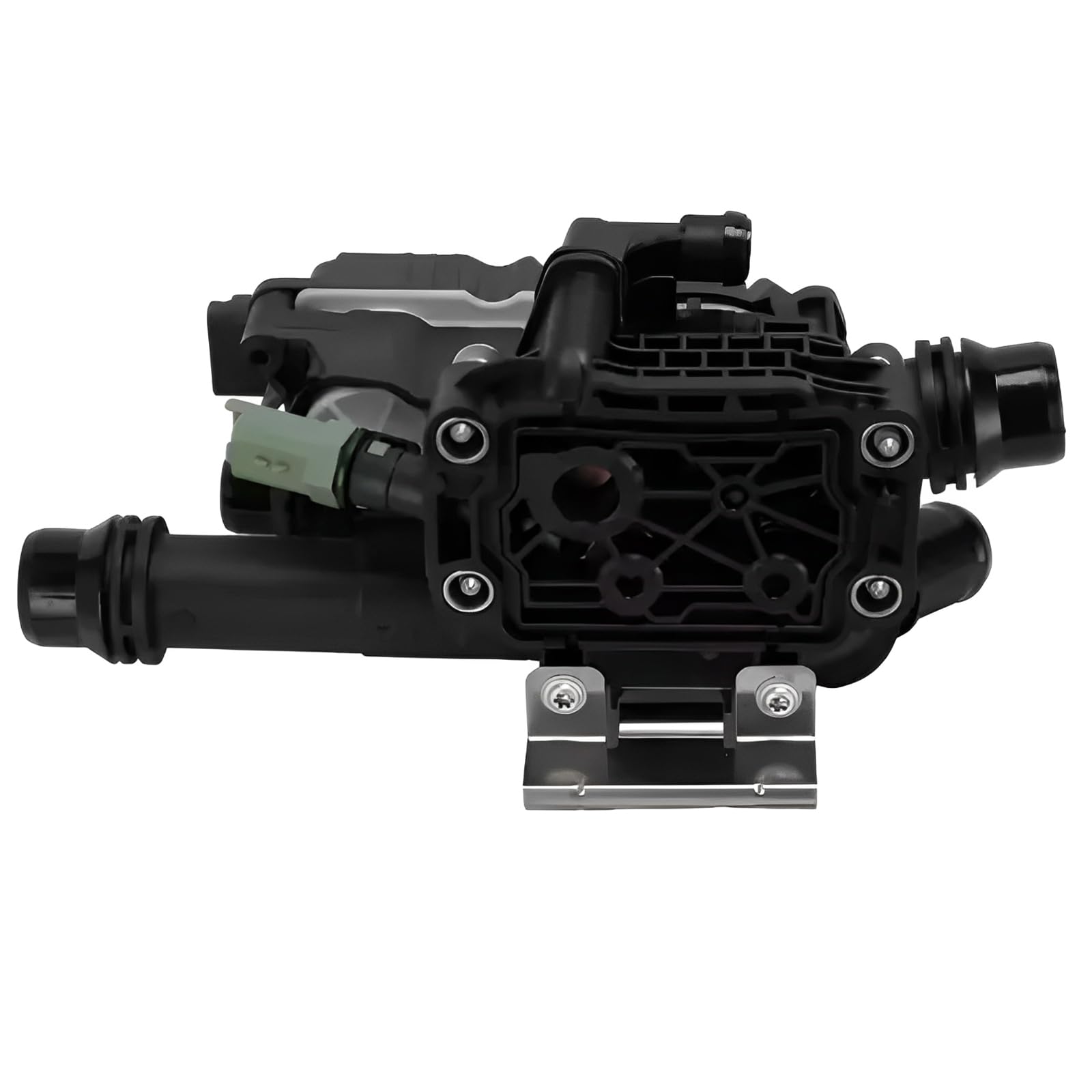Termostato Refrigerante, Carcasa Termostato 9803549480, Sustitución Directa | Compatible con Peugeot/Compatible con Citroën/1.6 BlueHDi y 1.6 Turbo, Plug & Play, Resistente al Calor y la Corrosión