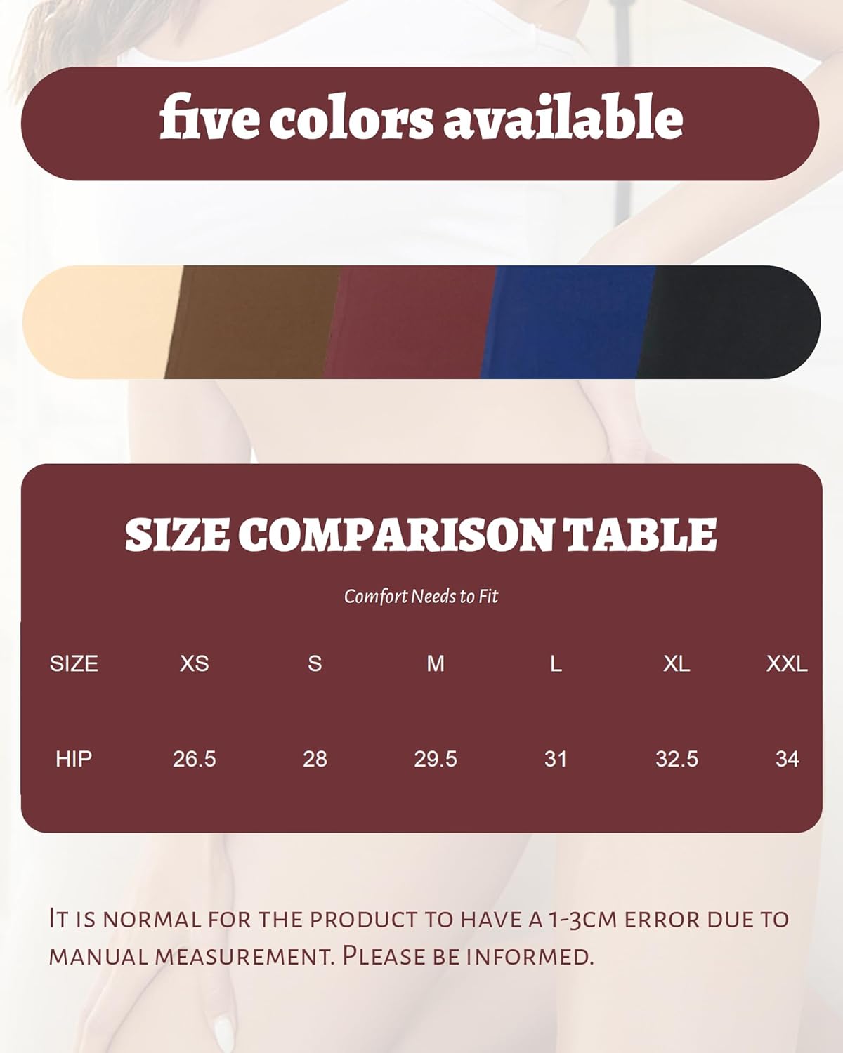 Women's Seamless Underwear High Waisted Full Coverage Ladies Panties 5-Pack - Image 6