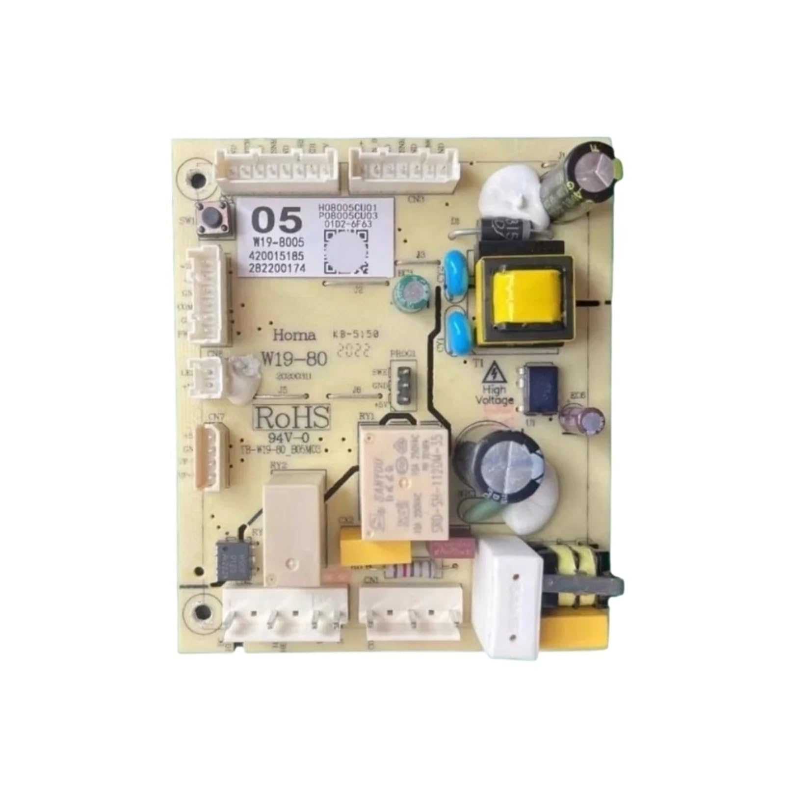 W19-80 05 Control Board ，Compatible for Homa， Refrigerator Circuit PCB Fridge Motherboard Freezer Parts