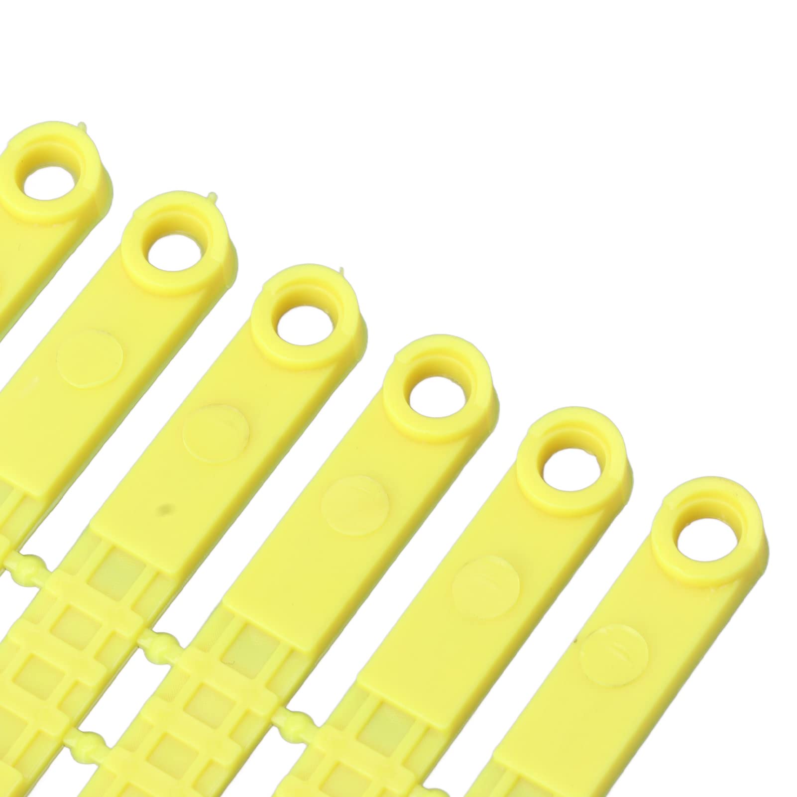 100 Stück Schaf-Ohrmarke mit Buchstaben, Lamm-Ohr, 001–100, Nummer, Kunststoff-Viehmarke, Integriertes, Farbechtes Viehohr für Rinder, Kühe, Schafe, Ziegen – Tieridentifikationsohr