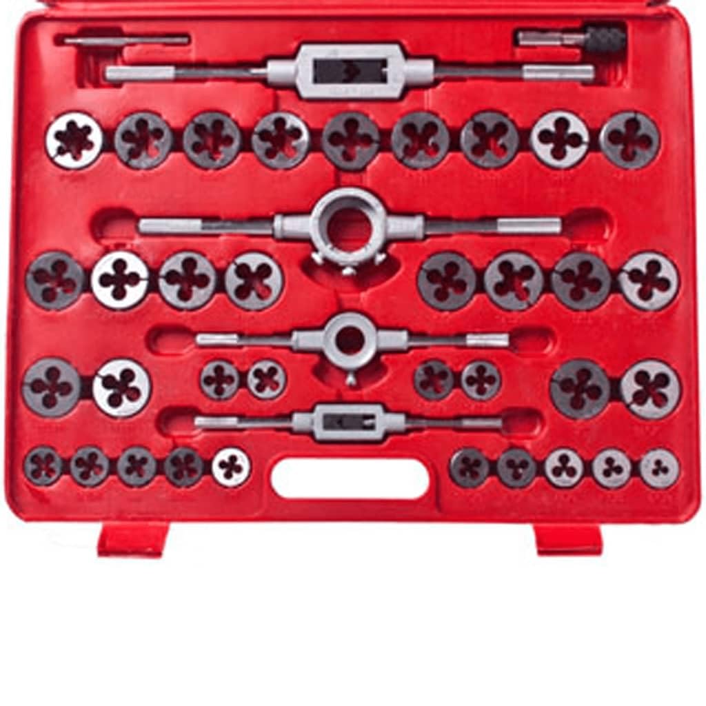 Genérico Set de terrajas y Macho de Rosca 111 Piezas,Bricolaje,Herramientas,Roscas-210013