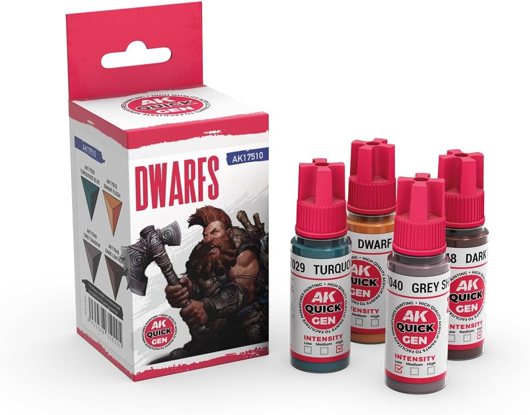 AK QUICK GEN SET AK17510 DWARFS (4x18ml)