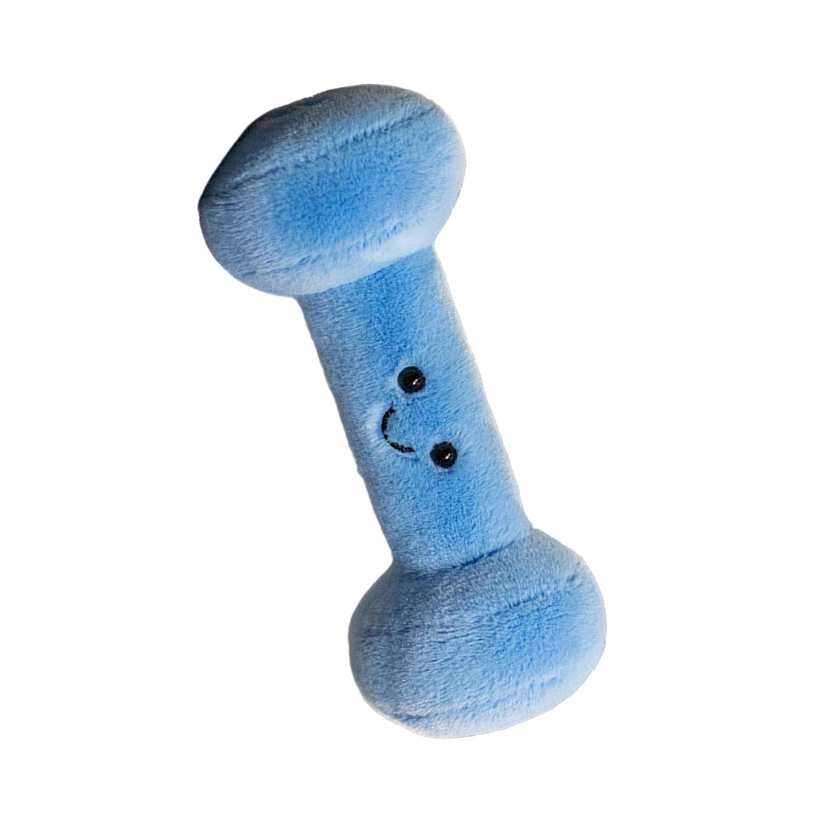 Whimsical Fitness Plush Toy Set For Infants Soft Dumbbell Shape Design Safe Chewable Baby Gift Soft Dumbbell For Infants