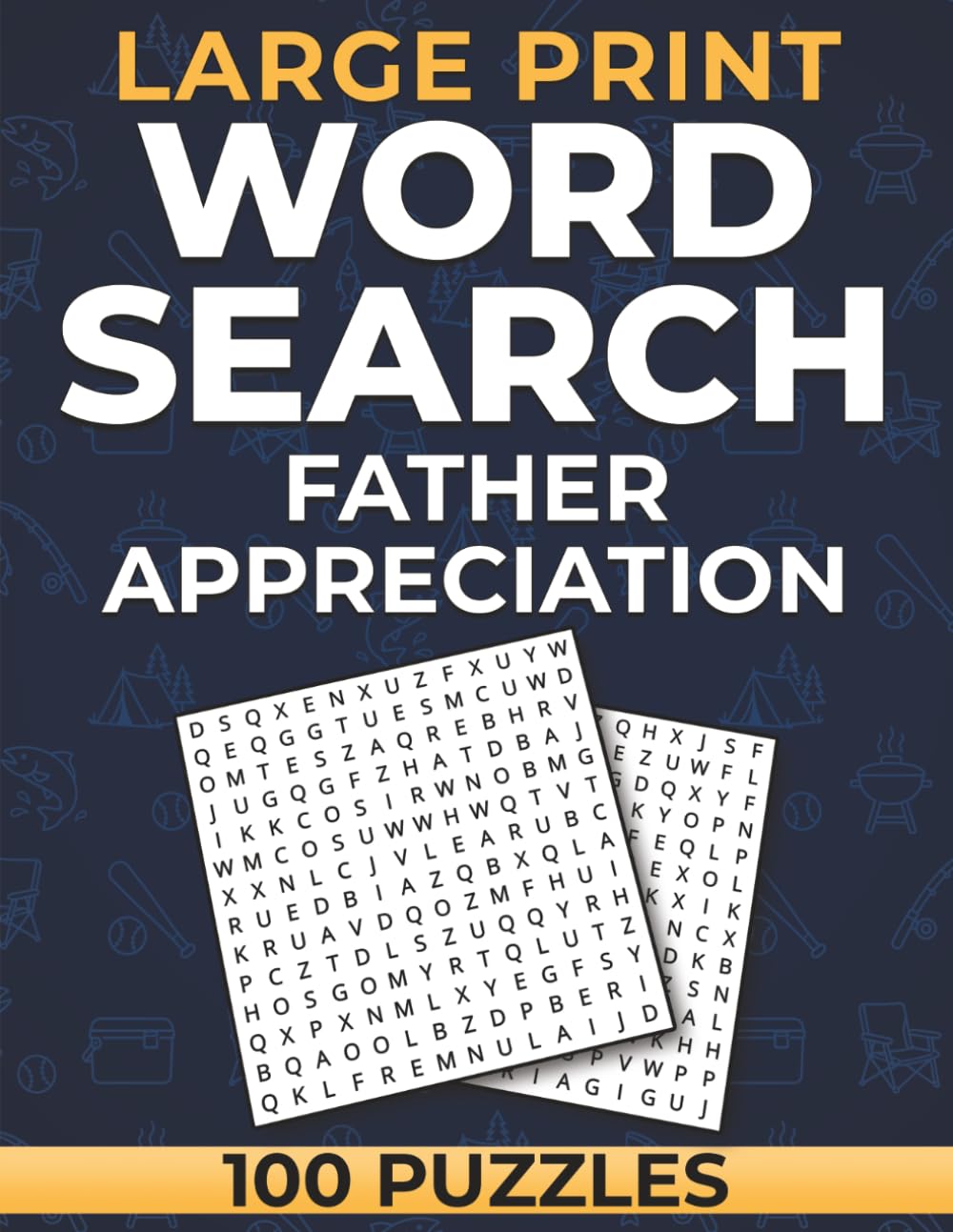 Father Appreciation Word Search for Adults: Large Print Puzzle Book Gift for Dads, Fathers & Grandfathers Featuring Relaxing Word Search Puzzles and Screen-Free Fun