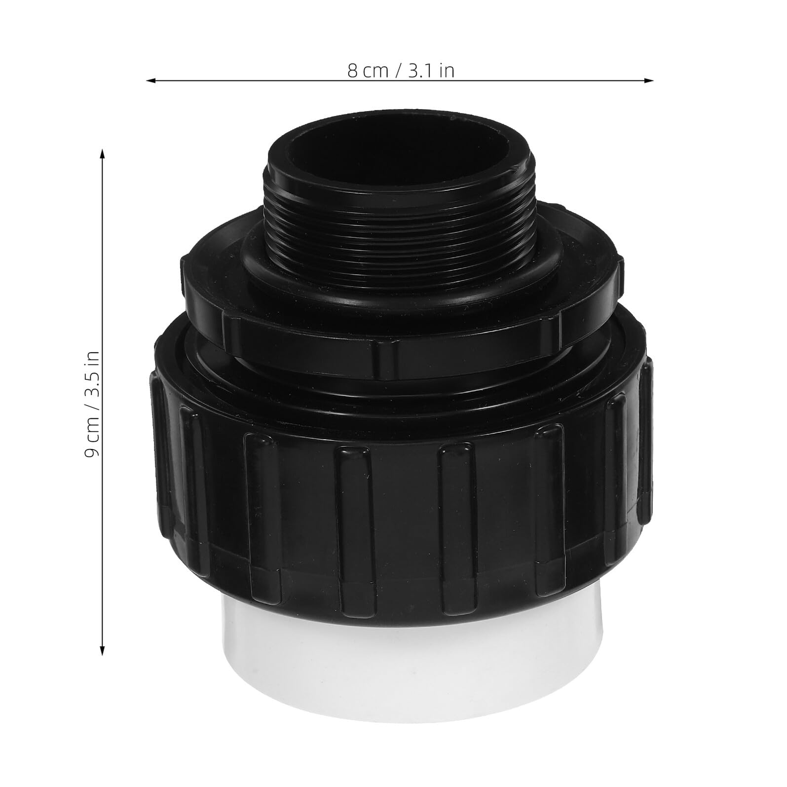 Adaptadores para Bomba de Piscina Resistentes Altas Temperaturas Acoplamiento Deslizante con Sellado Conectores para Mangueras de SPA y Piscina Enterrada Instalación Rápida y