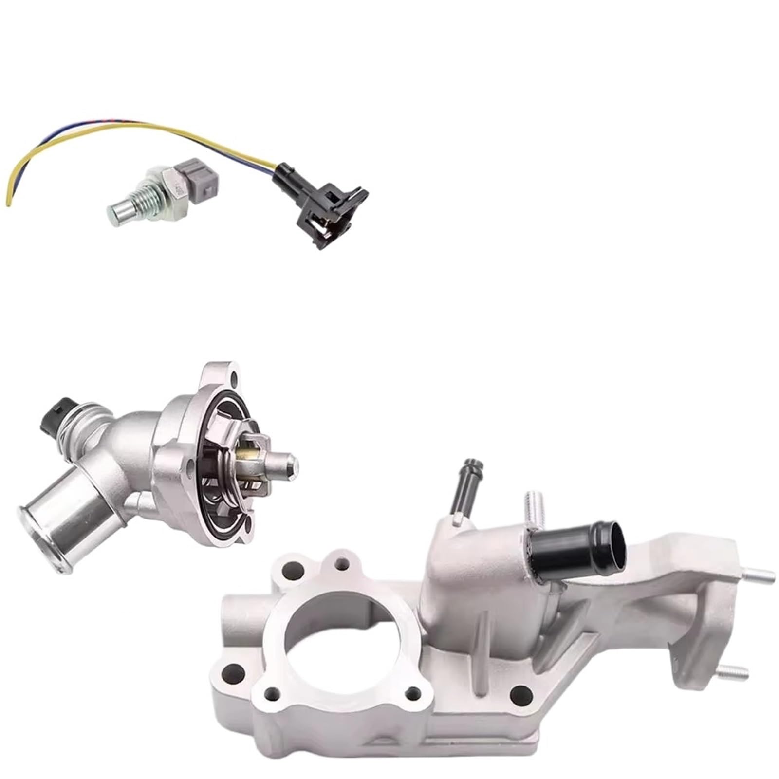 Thermostat Replacement Fit For Chevrolet Spark M300 B12D1 1.0 .2 2010-2015 Engine Coolant Thermostat Housing(25192923 96815490)