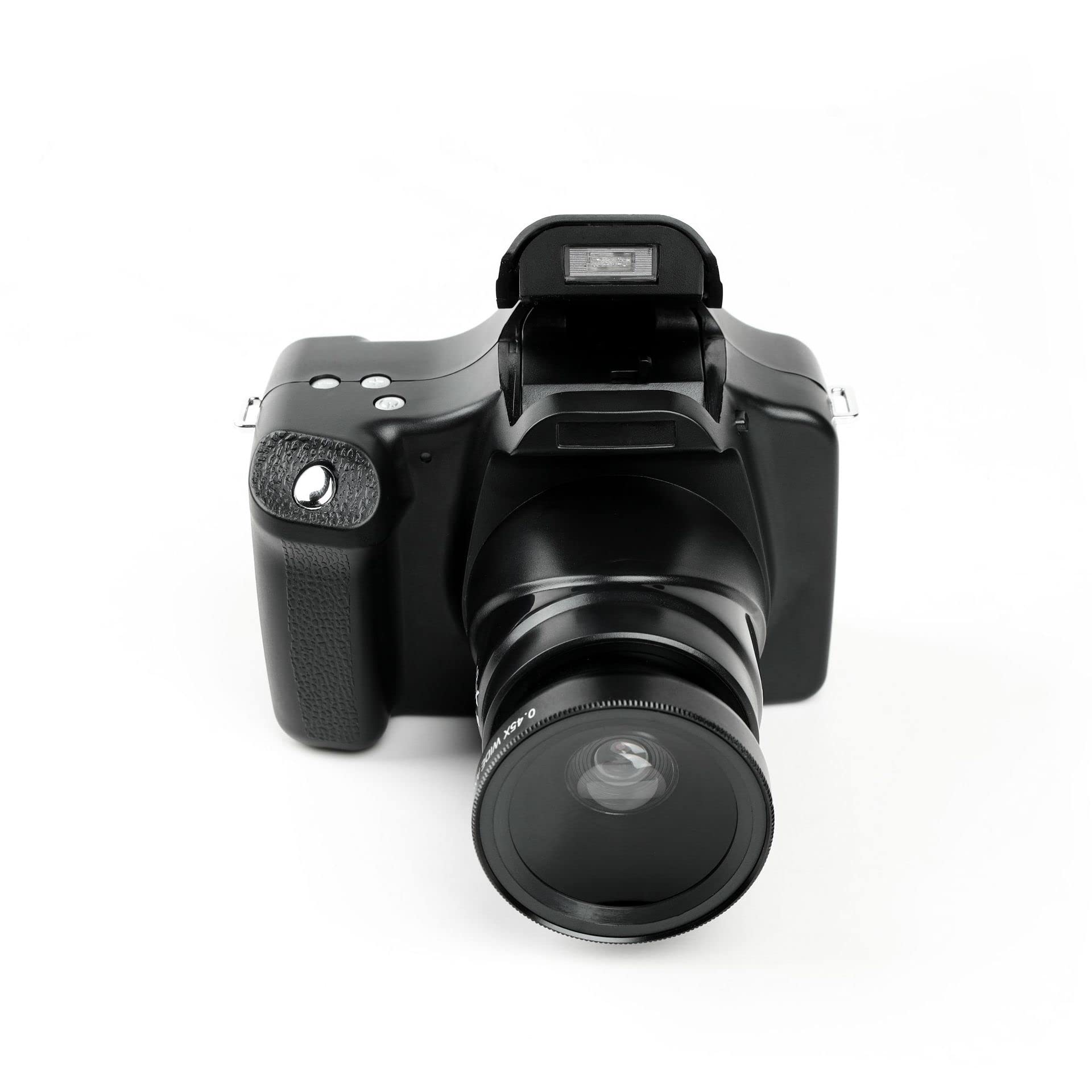 Fotocamera Reflex Digitale con Zoom 18x, Schermo da 3,0 Pollici, Interfaccia USB 2.0, con Obiettivo Grandangolare, Microfono, Staffa, Adatta a Bambini, Studenti E Principianti