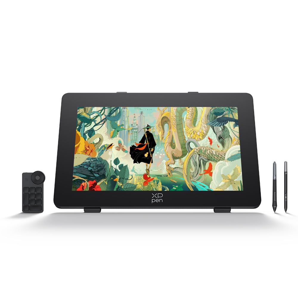 XPPen Artist Pro 24 (Gen 2) Tablet do rysowania z pierwszą na świecie częstotliwością odświeżania 165 Hz, w pełni laminowany ekran 2,5 K QHD, profesjonalny wyświetlacz graficzny z podwójnym rysikiem