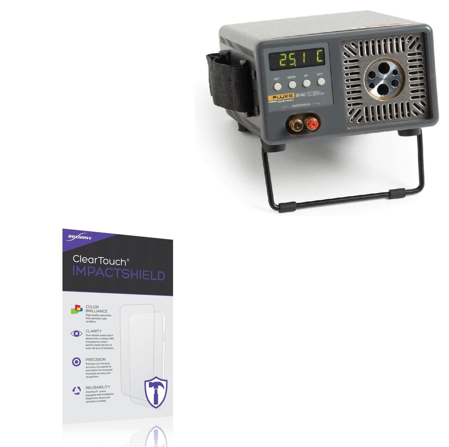 BoxWave Screen Protector Compatible with Fluke Calibration 9140 - ClearTouch ImpactShield (2-Pack), Impenetrable Screen Protector Flexible Film