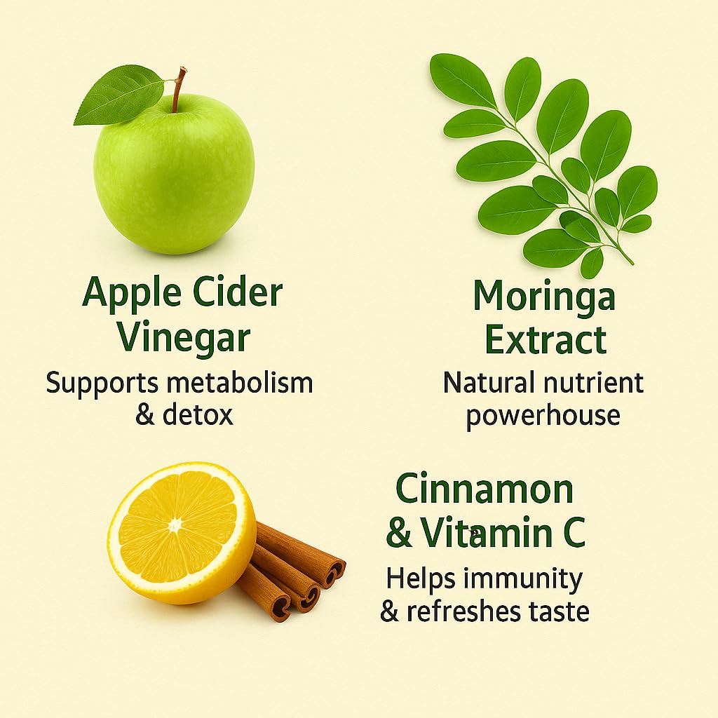 Buy Now Acv Moringa Effervescent Tablets With Lemon Flavor | Enriche...