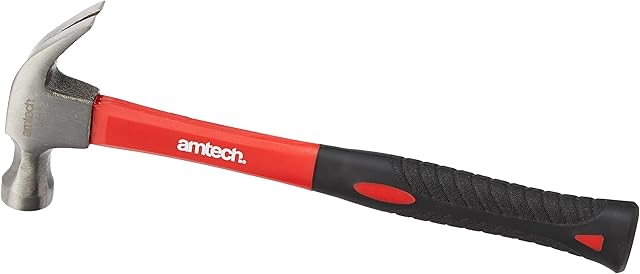 Amtech A0240 8oz (225g) Claw Hammer with fibreglass Shaft