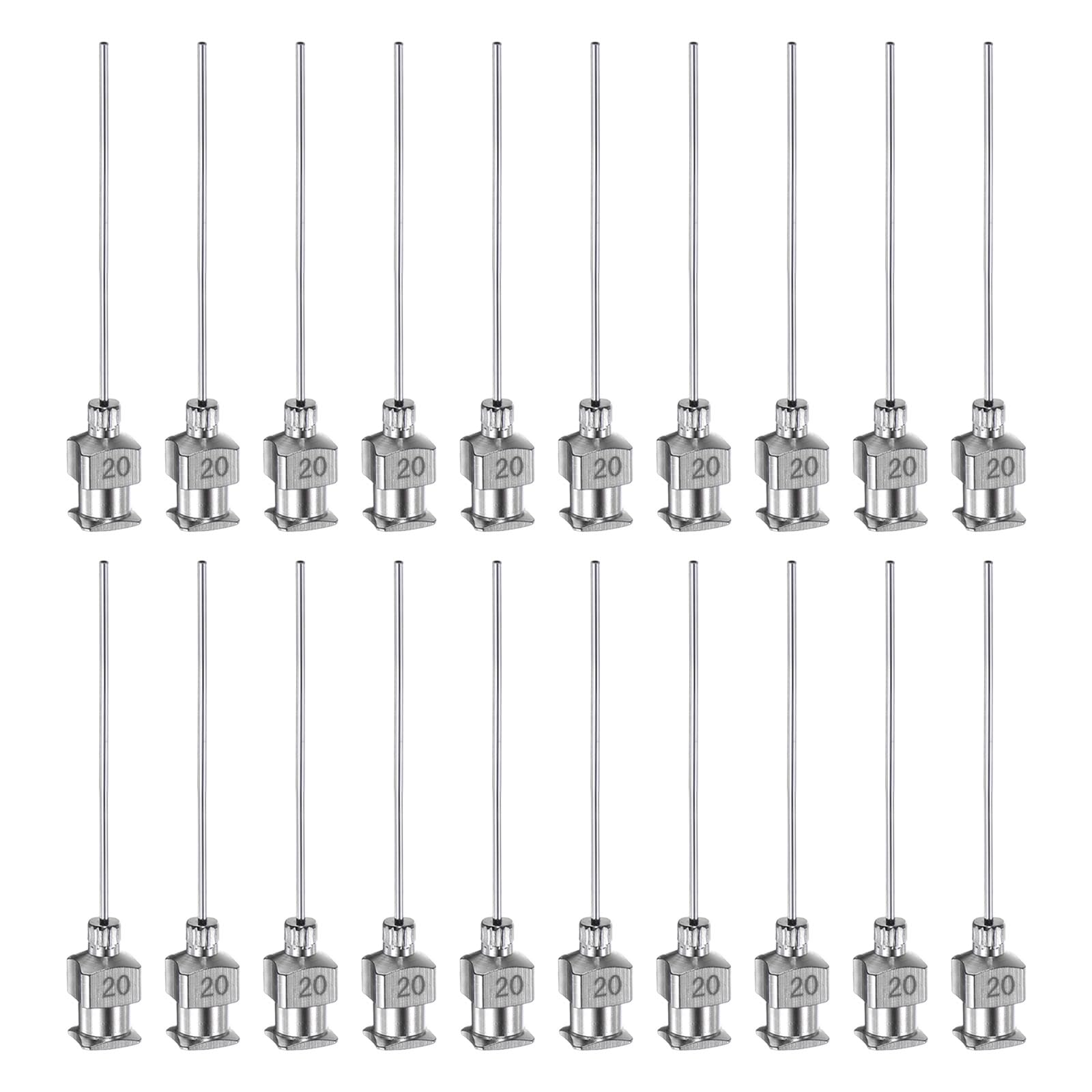 HARFINGTON 20pcs 20Gauge Stainless Steel Dispensing Needles, 1-1/2