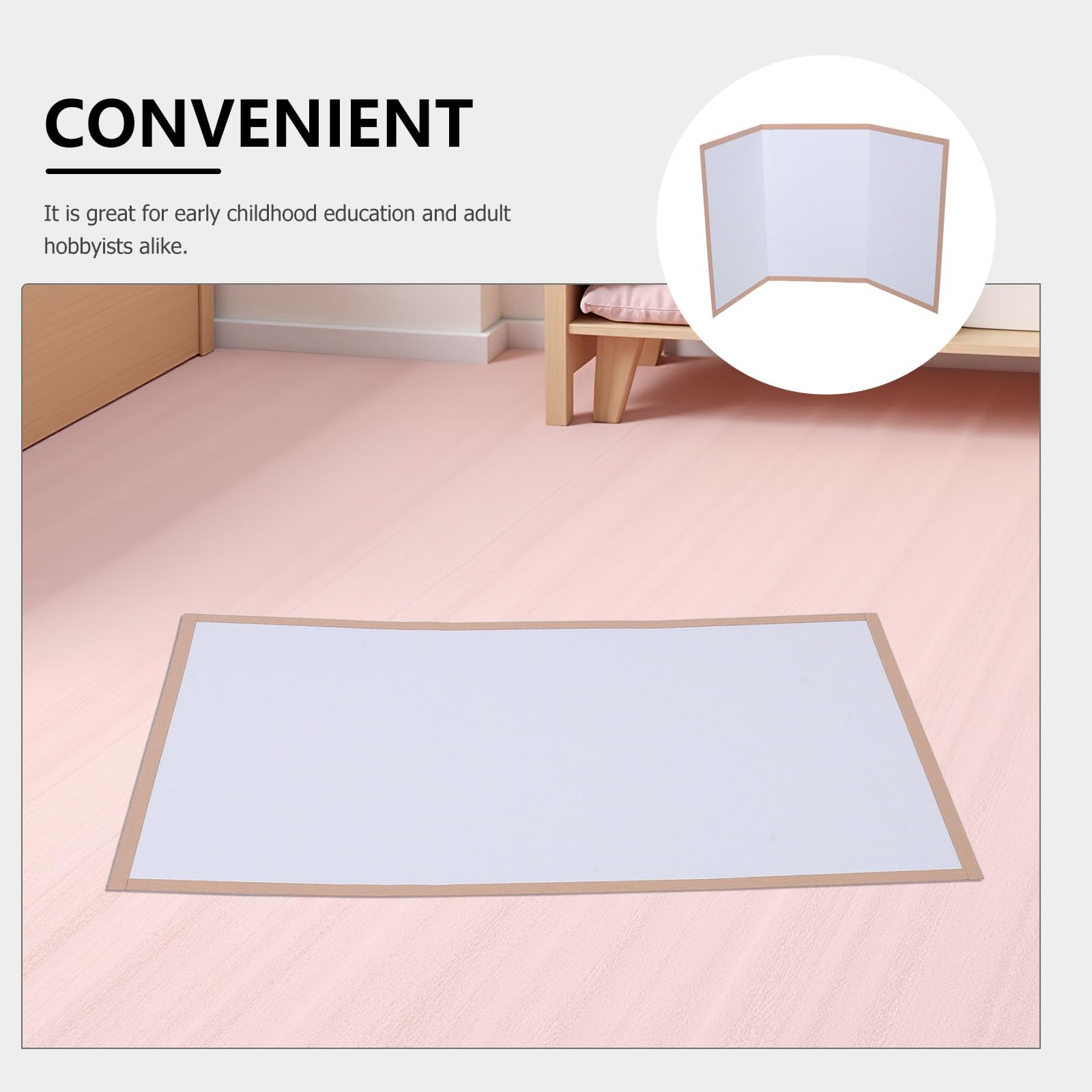 Planche de puzzle pour 1500 pièces, tapis de puzzle pliable avec cadre pour l'affichage, antidérapant et facile à ranger, 99,1 x 58,4 cm