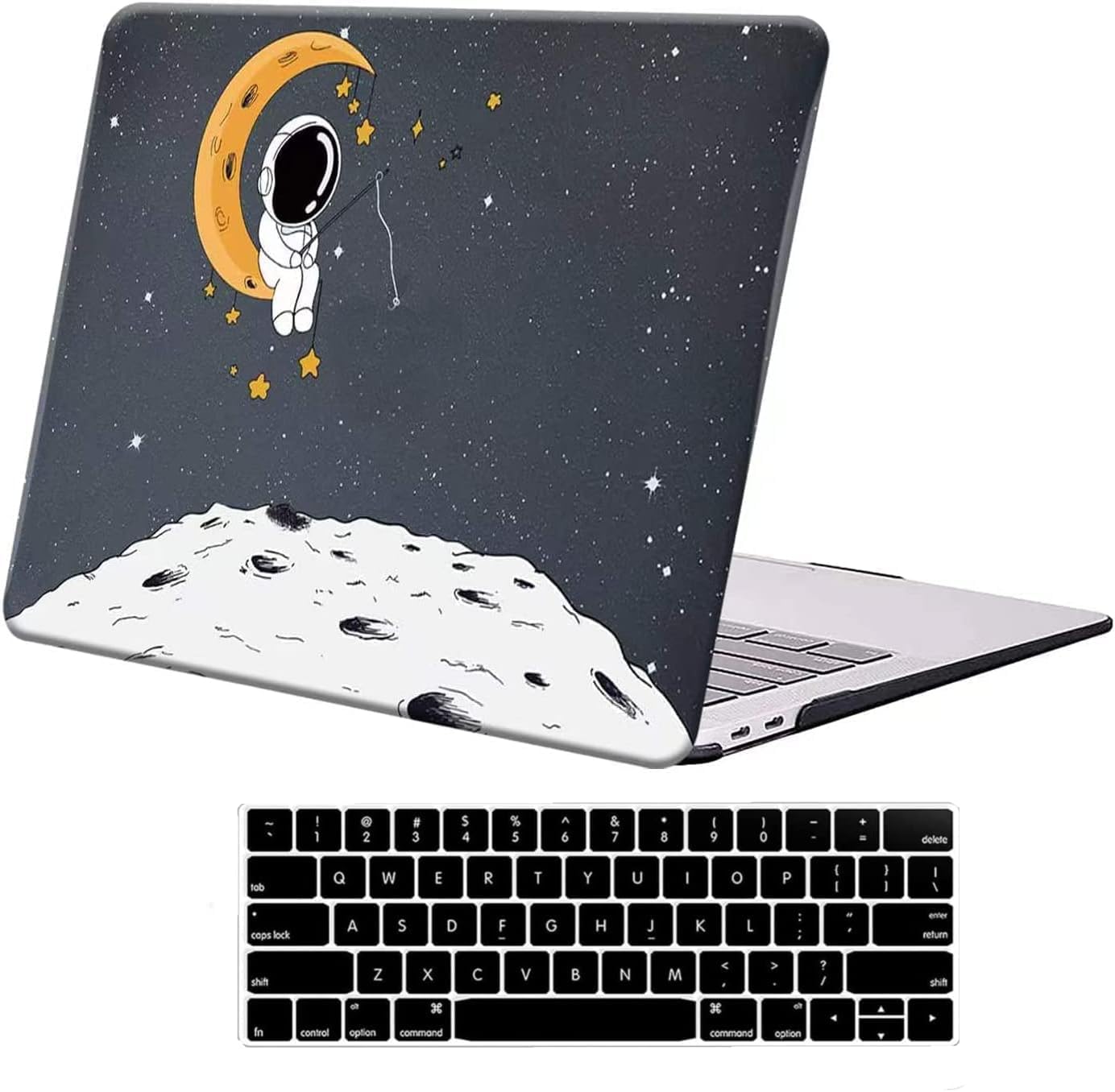 for MacBook Air 13.6 inch Case 2022 2023 2024 2025 Release M4 A3240 M3 A3113 M2 A2681 with Touch ID, Plastic Laptop Hard Shell Case & Keyboard Cover for M4 M3 M2 MacBook Air 13.6, Creative Lamp — view 23