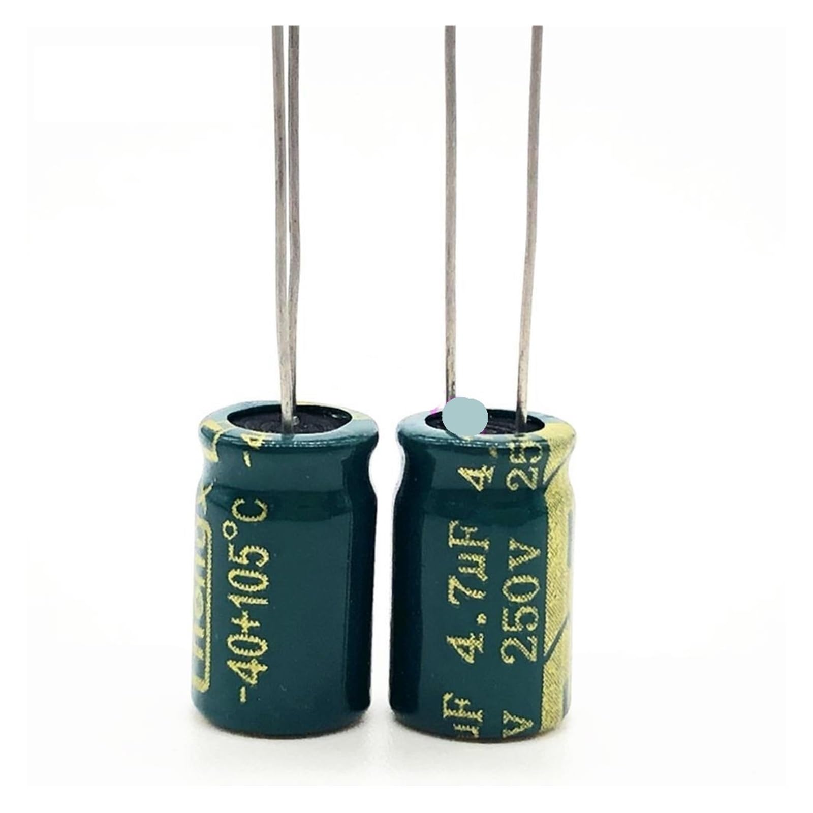 Condensateurs électrolytiques 250V 4.7uF S81 en aluminium 8x12mm pour réparation électronique