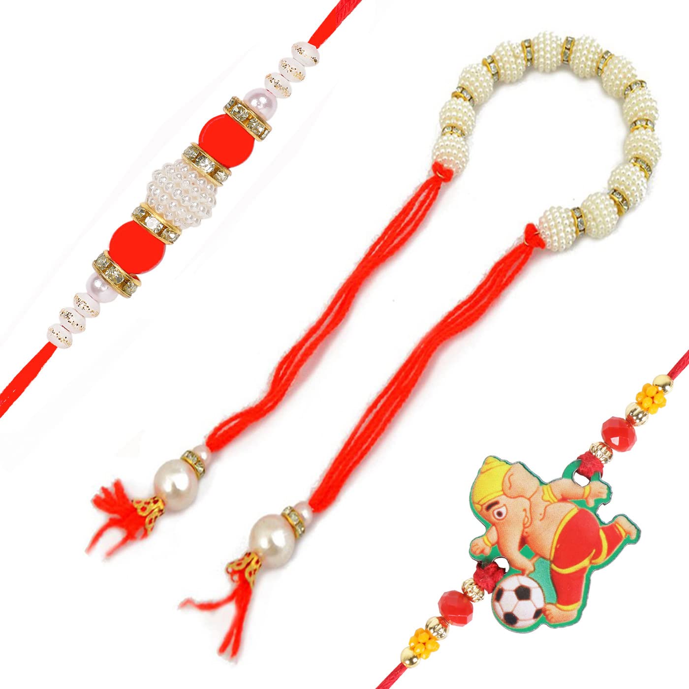 Riddhika Ventures Stylish Kids Rakhi (Set of 2) along with Roli Chawal and Greeting Card (K17S1P15) (B07DZQLRRF) Amazon Price History, Amazon Price Tracker