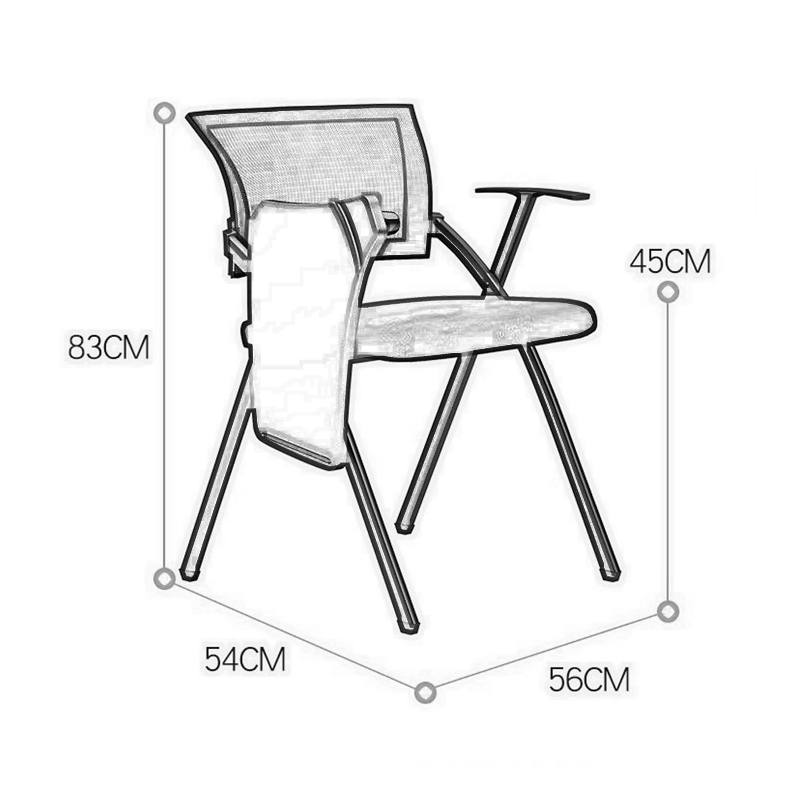 Schulungsstuhl Mit Tischplatte Bürostuhl Konferenzstuhl Mit Klappbarer Schreibtafel Klappbarer Stuhl Tragfähigkeit 150 Kg