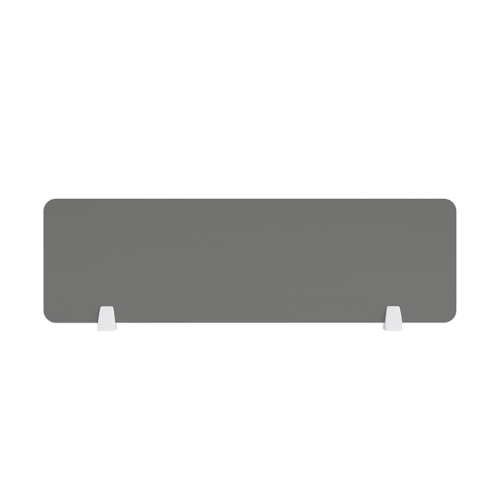 GJZQDKX Freestanding Desktop Partition with Support Feet Sound Proof Desk Dividers for Classroom and Office Noise Reducing Mounted Screen (Dark Gray 100x30cm)