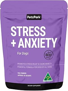 Petz Park Dog Anxiety Suppplement Made in Australia - Dog Calming Supplement - Decreases Stress, Calms Fear & Anxiety, Rel...