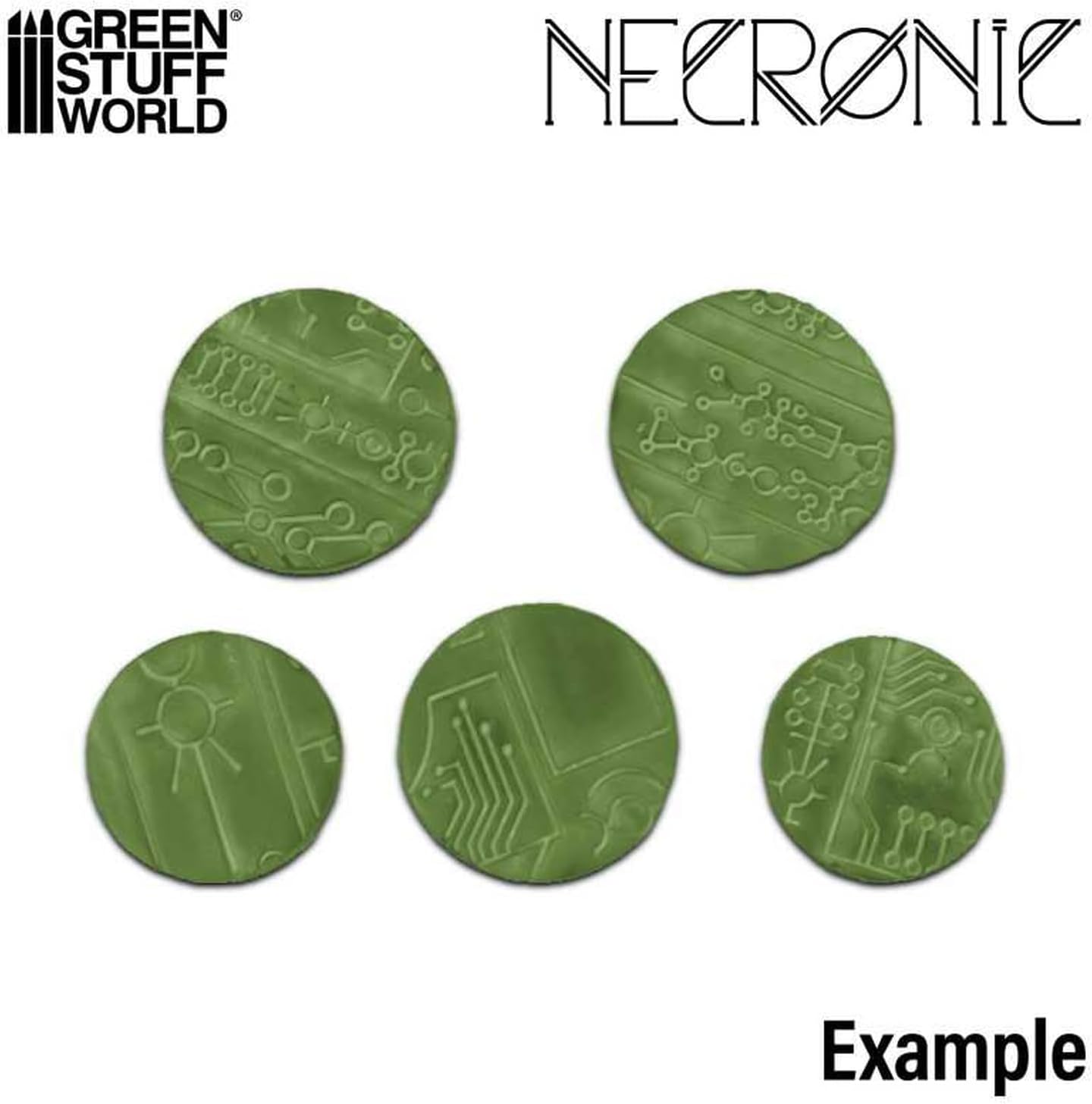 Green Stuff World Rolling Pin - Necronic 1681