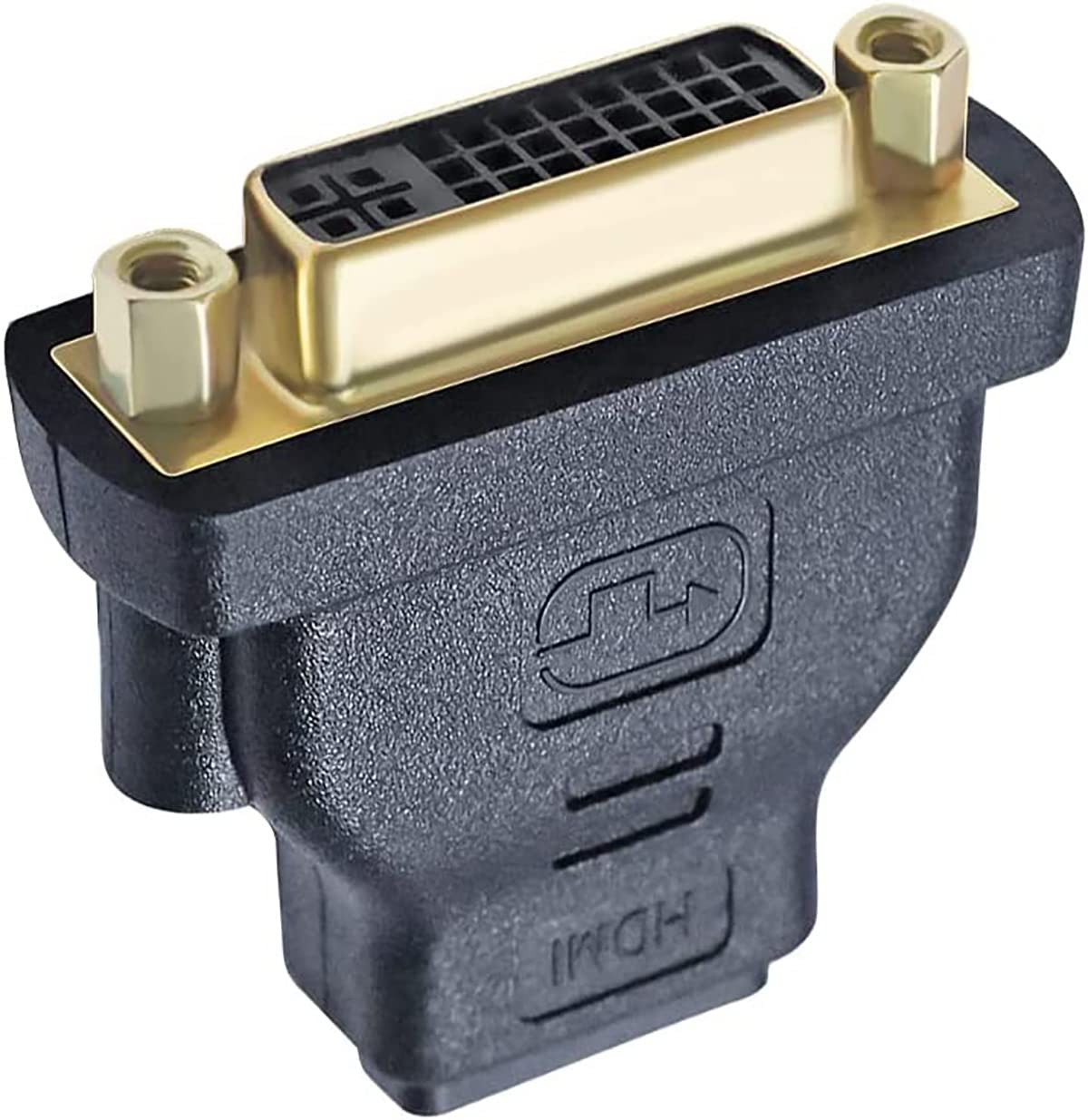 DTech DVI Femmina a HDMI Femmina Adattatore Bidirezionale HDMI a DVI-I Convertitore 24+5 Porte 4K 1080p Video per Computer Monitor PC TV