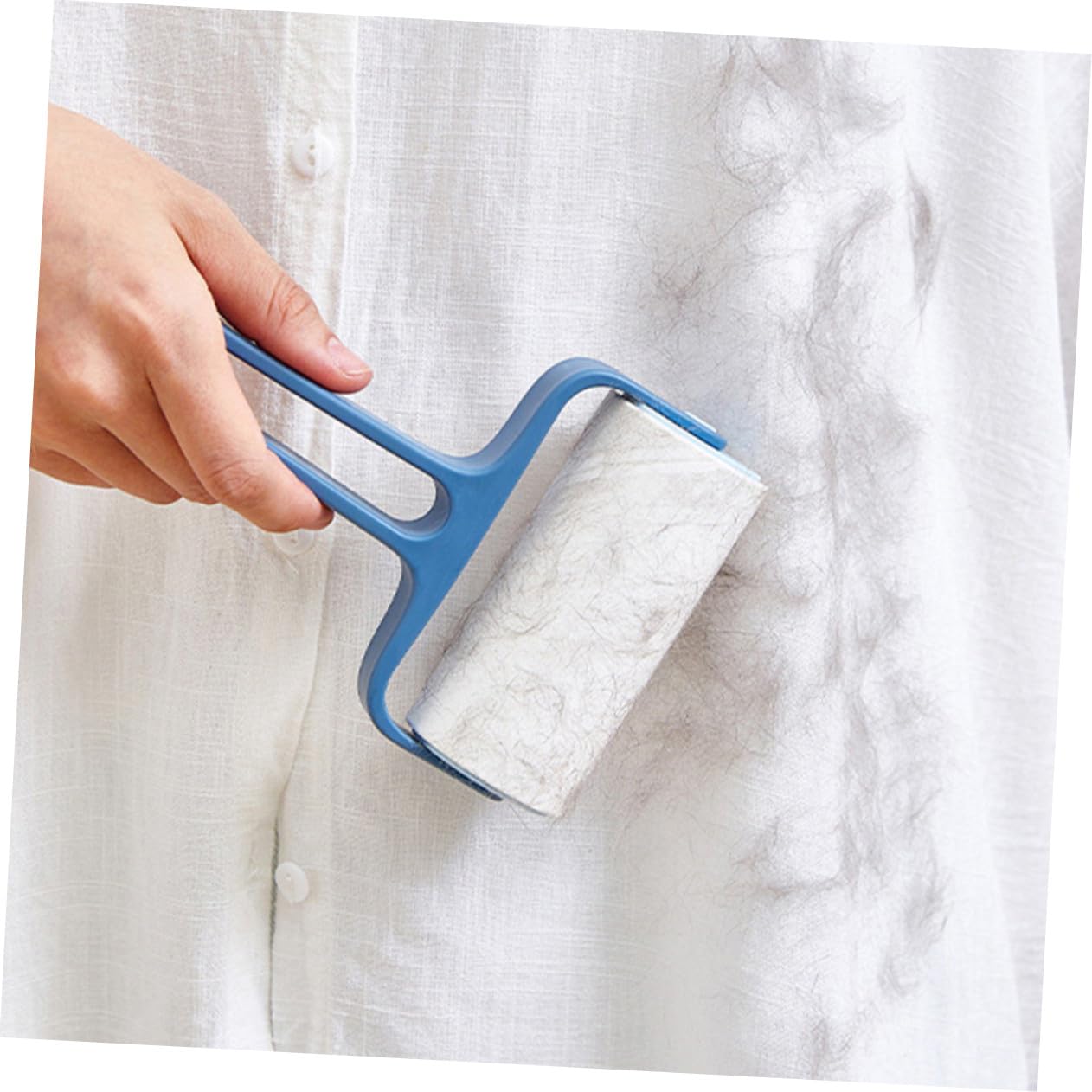 Fusselrolle Tierhaarentferner Selbstreinigend Mit Abnehmbarem Roller Ersatzset 8 Stück Für Kleidung Teppich Sofa Haustiere