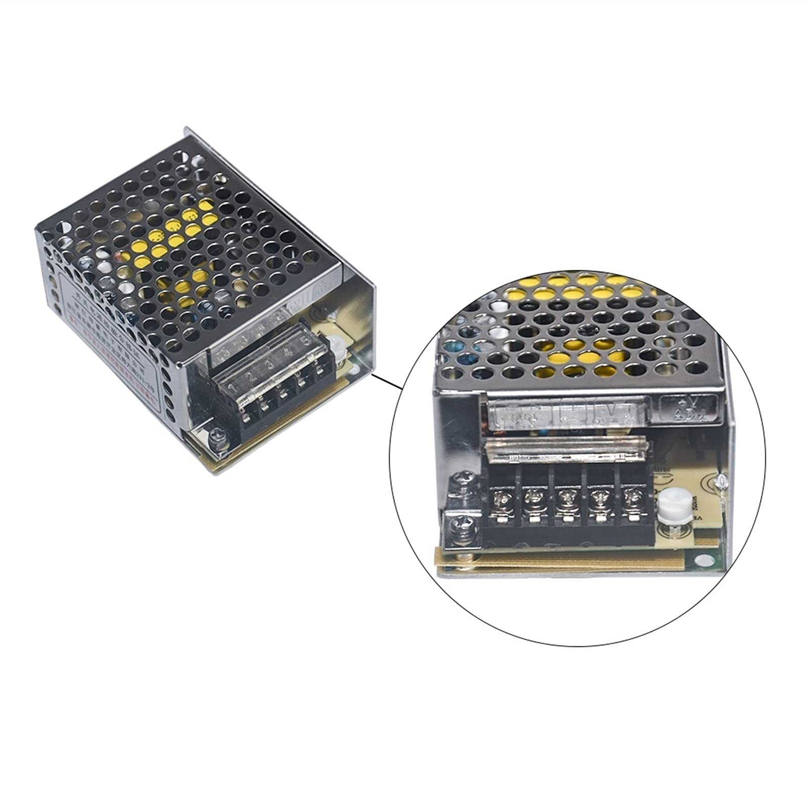 zxxin-Linearantrieb langlebig, 330L12V 24V-Hub 12/16/20mm, Set-Design-Hubklopfzyklus Linearaktuator + Schaltnetzteil + Drehzahlregler Gute Qualität (Speed(RPM) : 500rpm, Voltage(V) : 24V)