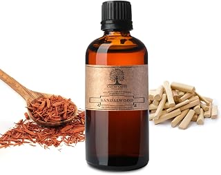 Sandalwood Essential Oil - 100% Pure Aromatherapy Grade Essential Oil by Nature's Note Organics - 0.3 Fl Oz