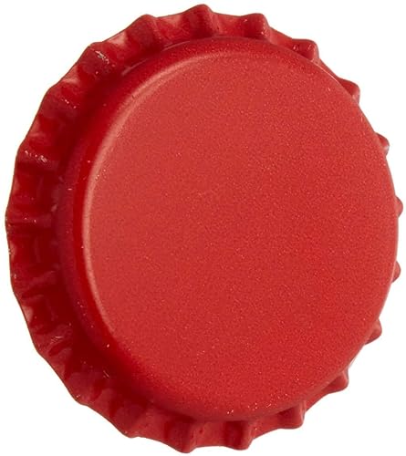 North Mountain Supply CC-RD-150 - Tapas de corona para botellas de cerveza, color rojo, barrera de oxígeno, 150 unidades