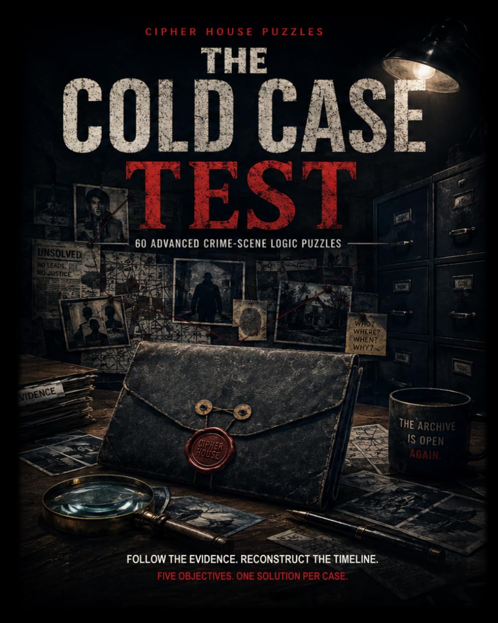 The Cold Case Test: 60 Advanced Crime-Scene Logic Puzzles