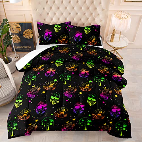 Edredon Cama 135 Luna Verde Naranja Relleno Nordico 4 Estaciones Duvet Suave Microfibra Edredón Nórdico Transpirable Edredon Cama Lavable Edredones Nordicos 172x218 cm