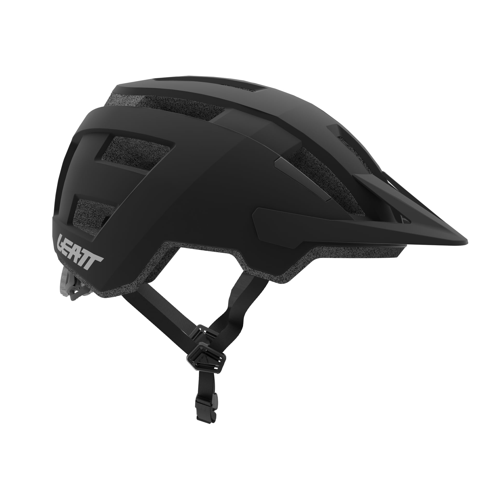 Leatt MTB Trail 1.0 Universal Fit Helmet for Adults, Black