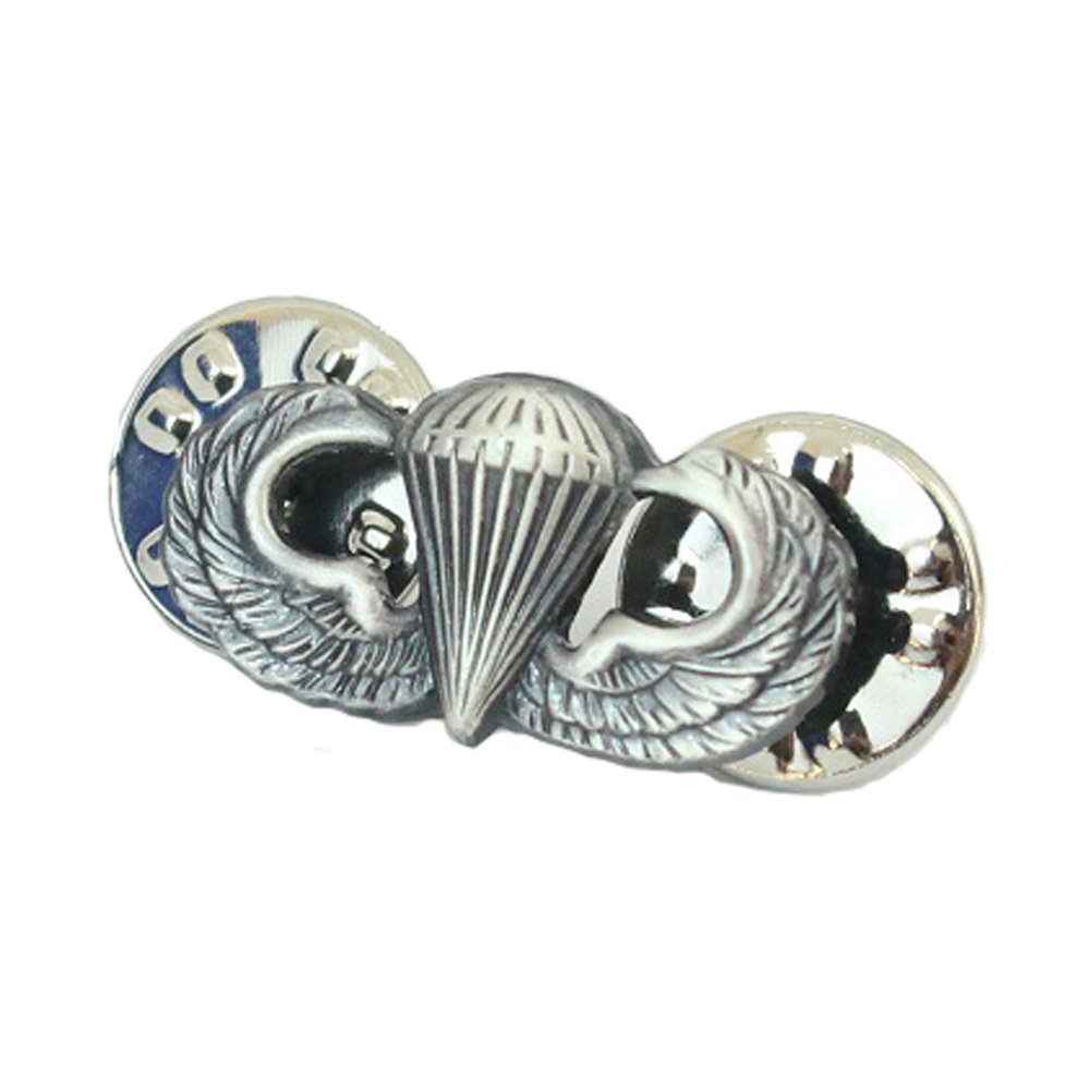 Epic Militaria Unisex Grey Reproduction Small Metal Us Paratrooper Wing Pin Badge