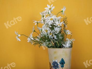 Kate 5x7ft Yellow Backdrops Solid Yellow Portrait Photography Backdrop Photo Studio Background