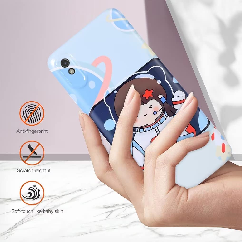 SEAHAI Trasparente Cover per Oppo A17 / Oppo A17K, Rugged Custodia Full Body Antiurto Rigida PC Soft TPU Sottile Bumper Silicone Protettiva Case - Viola Chiaro