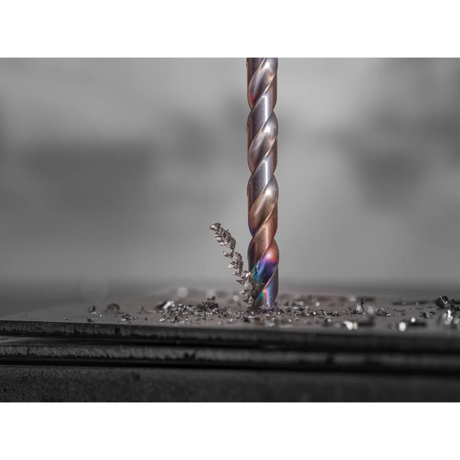 Diablo Metal Demon Drill Bit with Thermal Shield Protective Coating for Mild, Hardened and Stainless Steel - 4" Length, 1/4" Dia., 3-Flats Shank - DMD14JB
