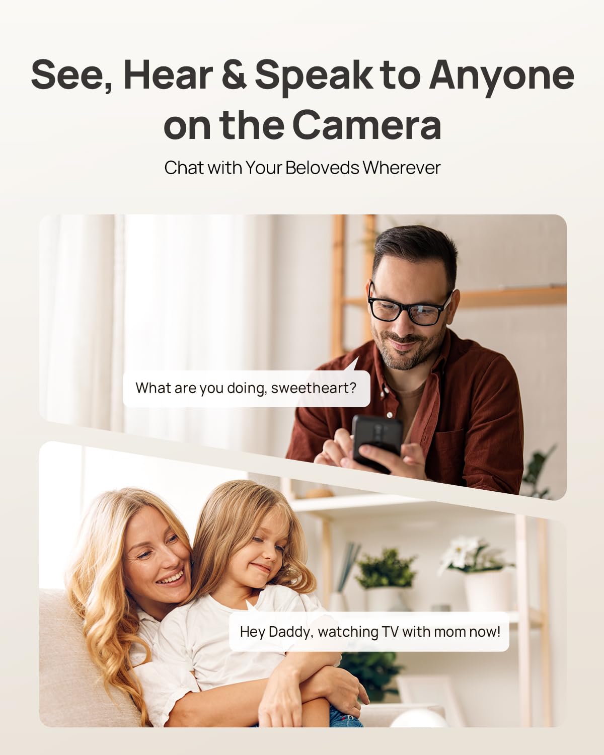 Anona Pano Kamera wewnętrzna 4K UHD, kamera bezpieczeństwa dla zwierząt domowych/psów/niemowląt z aplikacją na telefon, pochylenie 360°, dwuzakresowe Wi-Fi 5G/2,4G, automatyczne śledzenie