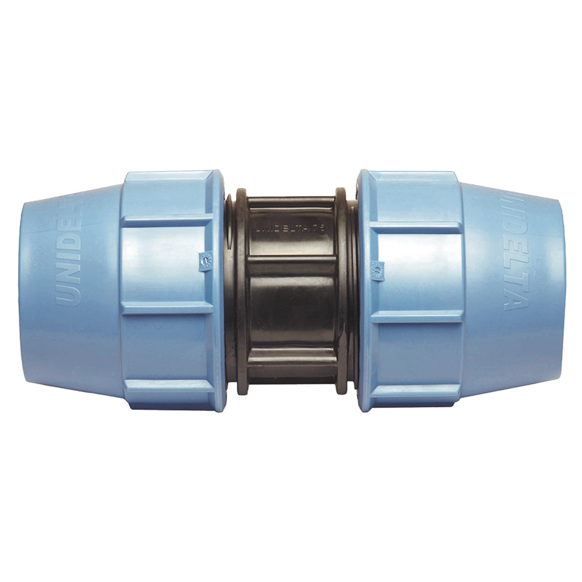 SOMATHERM FOR YOU, Raccord plastique manchon égal pour tube PE Ø25 mm - Installation facile pour irrigation - Résistant à 16 bars et 80°C - Joint torique en nitrile - Norme ACS