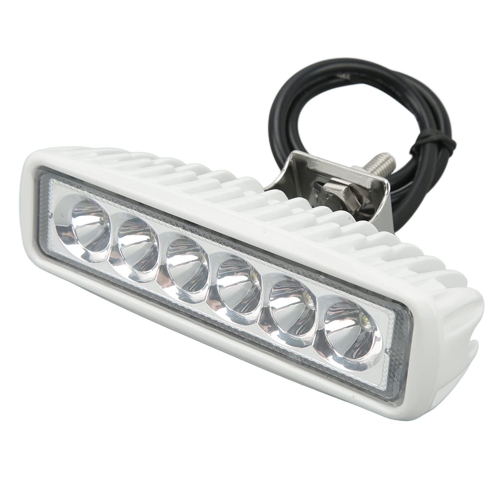 OUKENS Feux de navigation LED pour navires, 12 V à 24 V CC, Lampe de travail LED étanche pour bateaux, adaptée à l'éclairage extérieur de voitures, Yachts(BLANC)