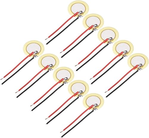 uxcell 10 Pcs Piezo Discs 15mm Acoustic Pickup Transducer Microphone Trigger Ele