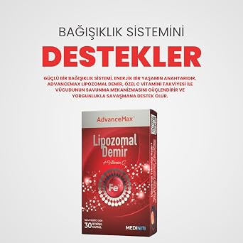 Advancemax Lipozomal Demir 30 Kapsül